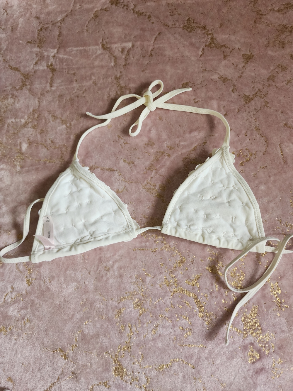 VICTORIA SECRET | White Daisy Floral Top & White Bikini - Picture 5 of 15